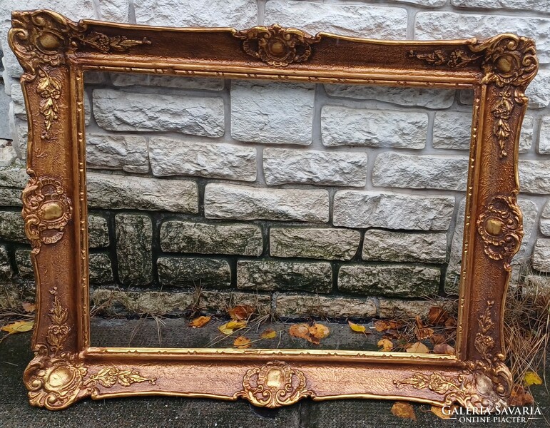 Antique windy blondel frame, painting mirror picture frame decoration collection. 60 X 80 cm! Standing landscape mode