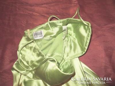 Pale green silk bra dress size 8 gianfranco ferre h: 84 cm mb: 81 cm