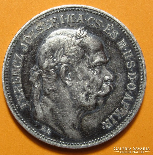 Ferenc József ezüst két korona 1913 K.B. 2 korona KB. 1913