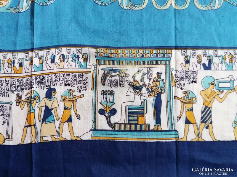 Egyptian Chourbagui textile, tablecloth, wall protector, tapestry, stole, blanket