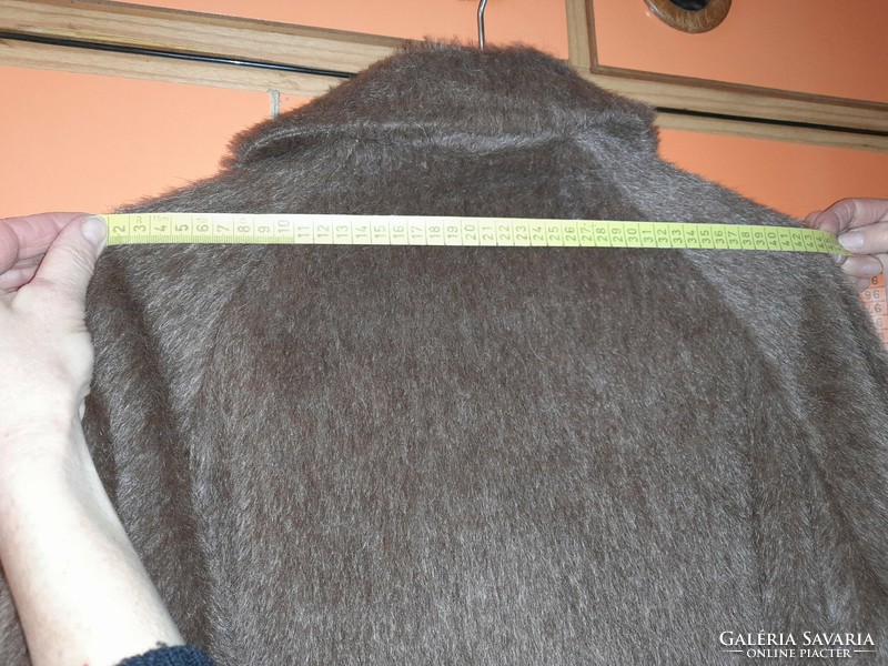 Real fur coat with llama alpaca label. Good quality, well preserved