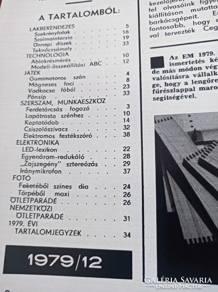 1979/ DECEMBER EZERMESTER/ SZÜLETÈSNAPRA/KARÀCSONYRA.
