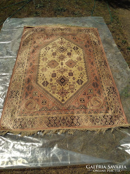Régi rózsaszín-bézs perzsaszőnyeg gépi szövésű? szőnyeg persian rug
