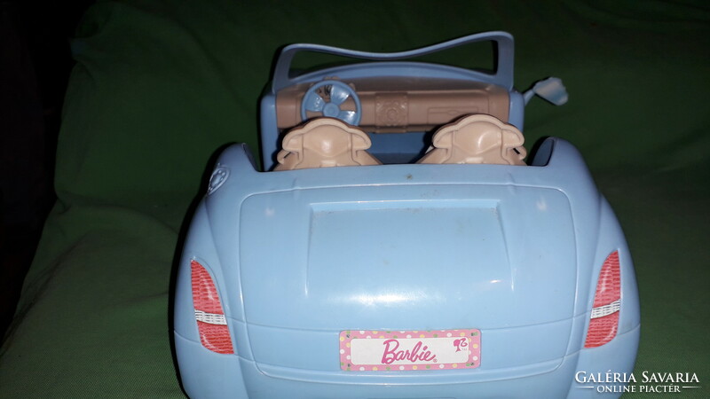 Vagány kék MATTEL BARBIE VW BOGÁR autó CABRIÓ + szőke hajú játék baba a képek szerint BK34