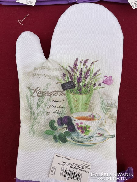 Beautiful new lavender lavender floral pot holder gloves oven mitts for Christmas gifts