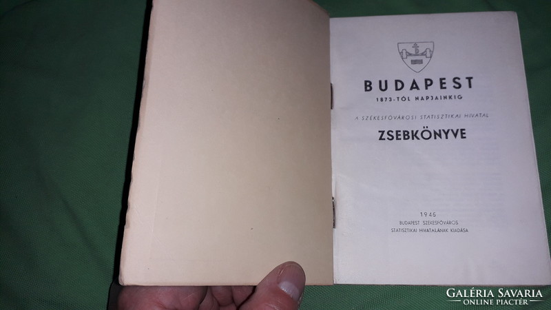 1945.Budapest 1873-tól napjainkig könyv a képek szerint Budapest Székesfőváros Statisztikai Hivatala