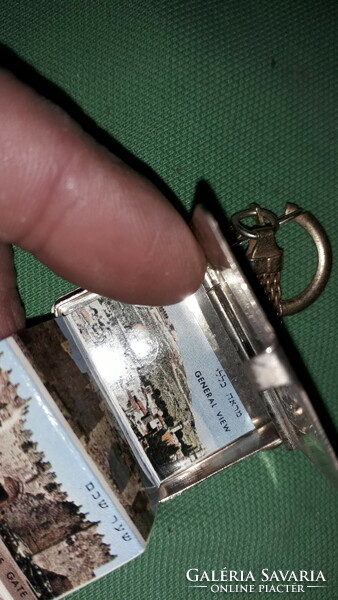 Old Jerusalem - golden book, color series of photos with dusting inside, key ring according to the pictures