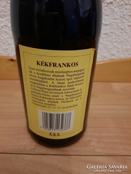 Balaton -boglár kékfrankos 1994, museum wine