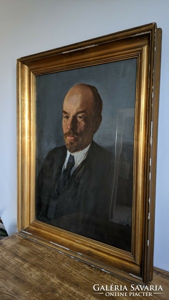Veszprémi Endre: "Lenin portré"