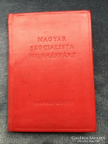 Párt tagkönyvek - MDP; MSZMP; KISZ - 1953-tól