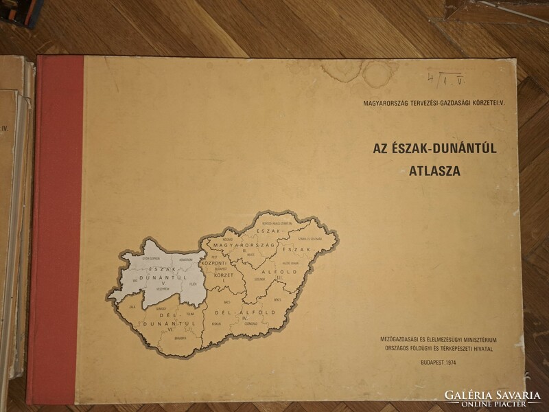 Magyarország tervezési-gazdasági körzetei ÉSZAK DUNÁNTÚL  EXTRA 930-PÉLDÁNY 1974