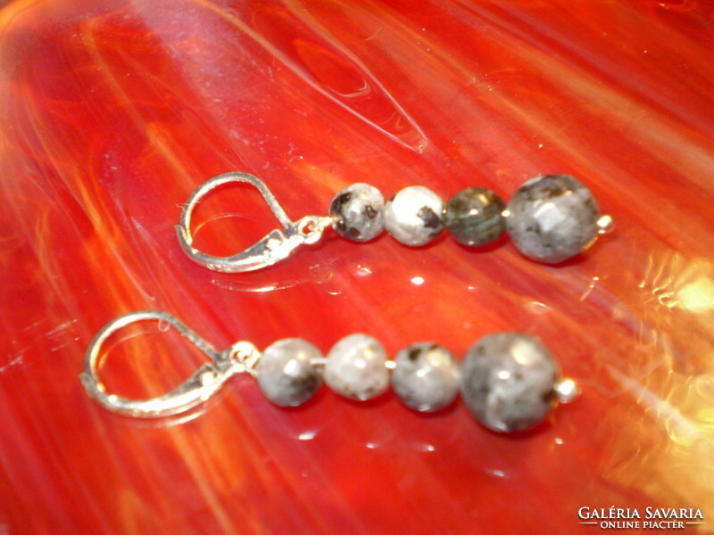 Already discounted, labradorite long earrings