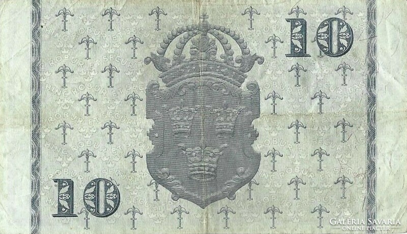 10 kronor korona 1950 Svédország