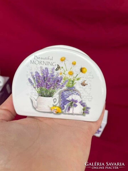 Beautiful beautiful morning lavender napkin holder