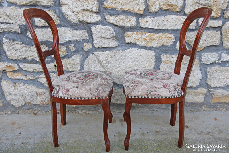 4 upholstered chairs in tapestry