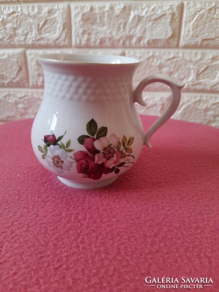 Hollóháza wild rose belly mug