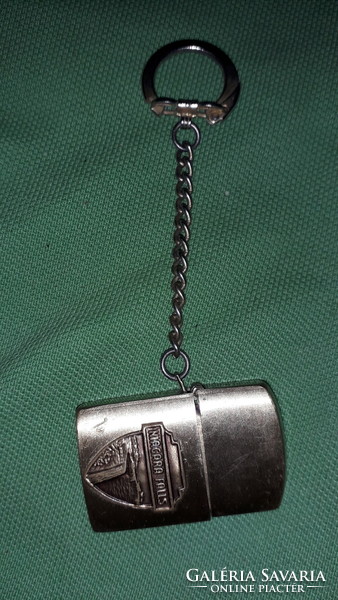 Old usa zippo - niagara falls - mini copper self-collecting key chain as shown in the pictures