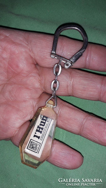 Old French political daily newspaper l'humanité, founded in 1904, advertisement key ring according to the pictures