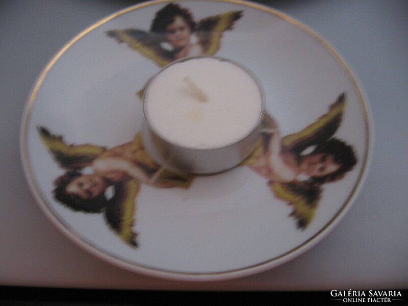 Angelic porcelain candle holder, candle holder