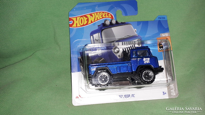 2023. MATTEL - HOT WHEELS - '57 Jeep FC, Baja Blazers - 1 :64 fém kisautó a képek szerint