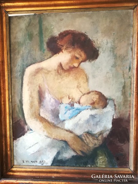 Iván solid: - mother with child