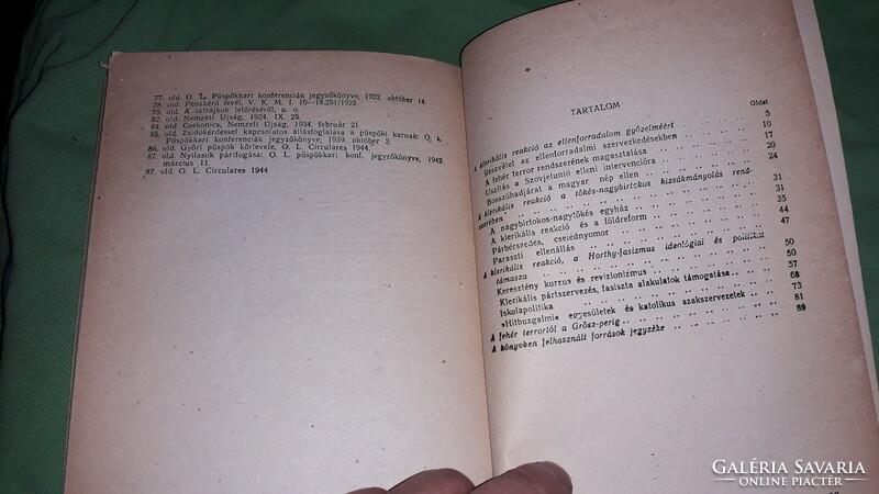 1952.Csonka Rózsa :A klerikális reakció az ellenforradalom győzelméért könyv képek szerint MŰVELTNÉP