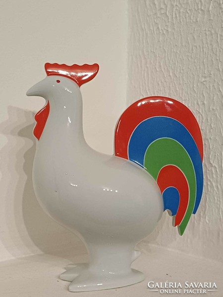 Rare retro porcelain rooster -1988
