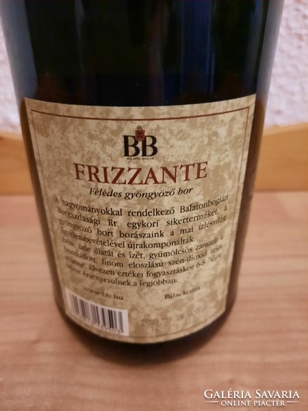 Balaton - Boglári Frizzante, muzeális bor