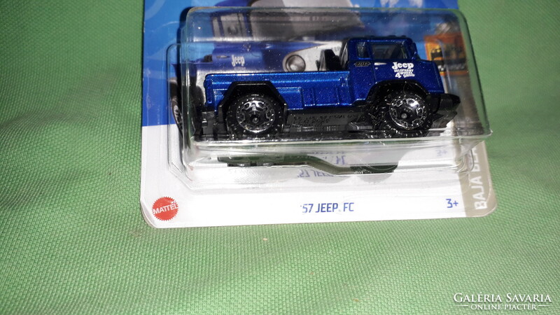 2023. MATTEL - HOT WHEELS - BAJA  BLAZERS - '57 JEEP FC - 1 :64 fém kisautó a képek szerint 2.