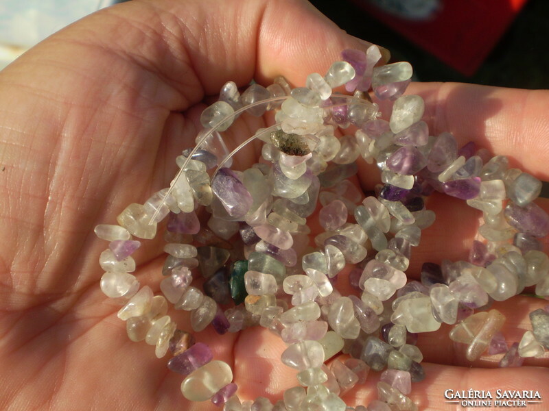Already discounted, fluorite long necklace 1.