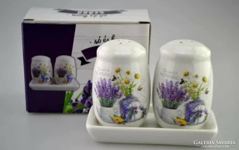 Lavender beautiful beautiful morning salt and pepper shakers, spicy spice rack 6 pcs