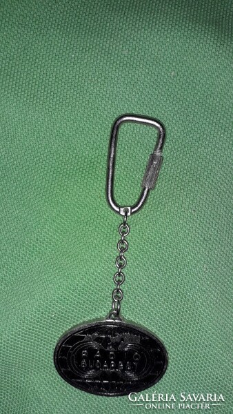 Retro advertising metal key ring radio Budapest according to the pictures