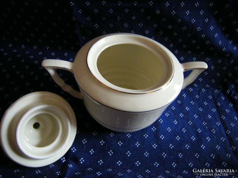 Porcelain sugar holder with handles