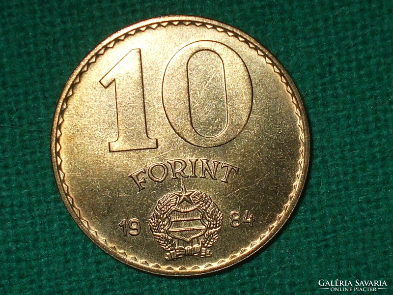10 Forint! 1984! It was not in circulation! It's bright!