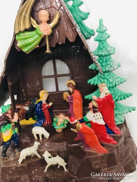 Retro  karácsonyfadísz,karácsonyi dekoràció Betlehem