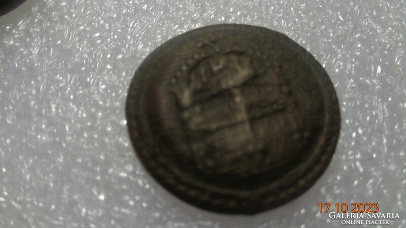 I. Vh. Artillery military buttons, crown 27 mm iron, the other 24 mm copper