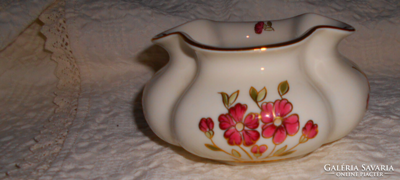 Zsolnay clover-shaped vase