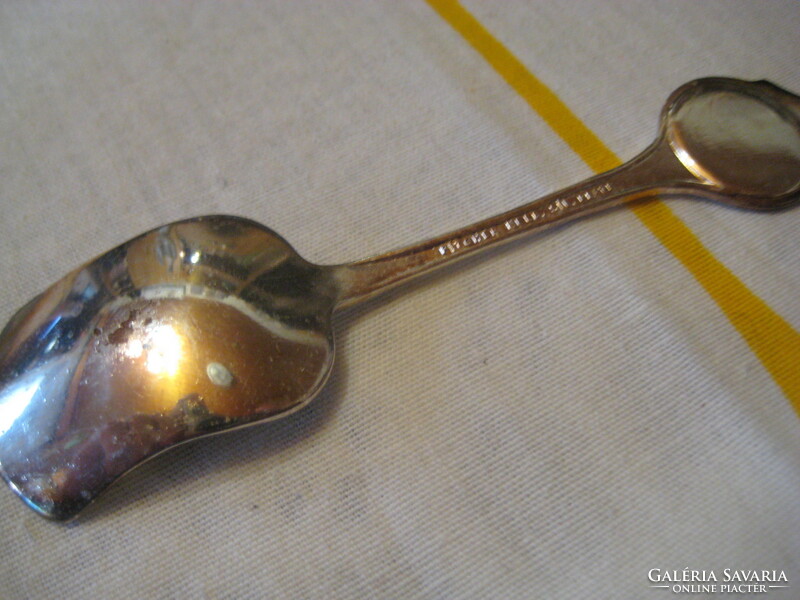 Memorial spoon, peterburgh s a, 12 cm, silver-plated