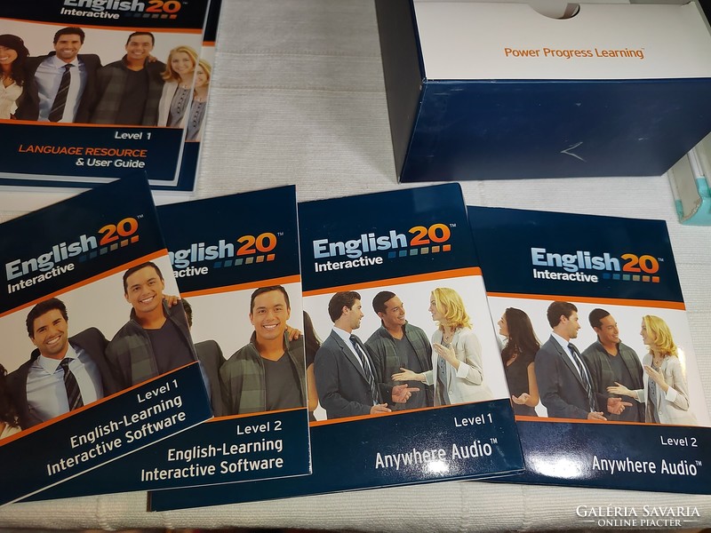 English 20 Interactive Software/DVD + könyv level 1, 2 (*)