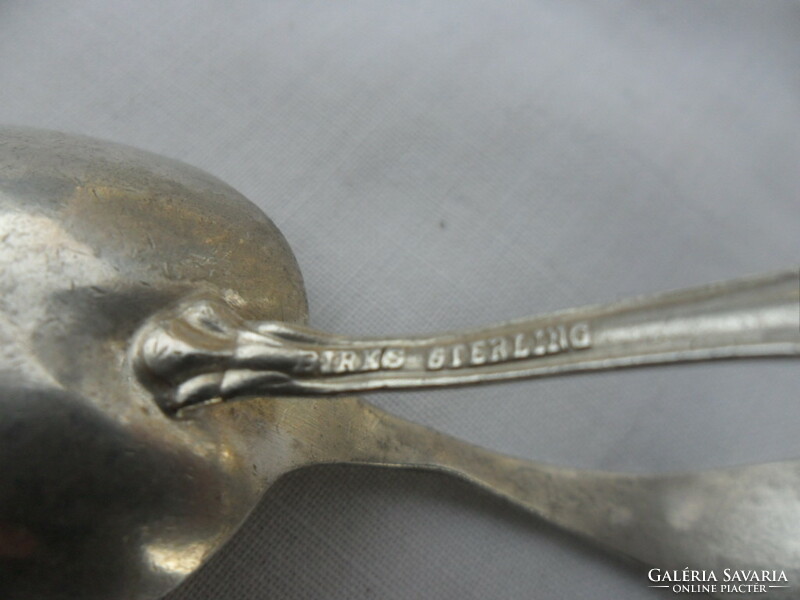 Birks silver engraved chef's tasting spoon