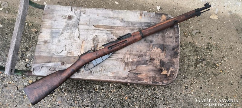 Rare Finnish nagant rifle, manufactured in 1930, converted into an alarm