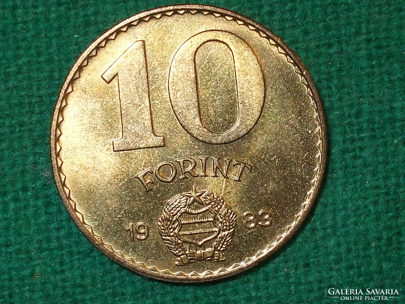 10 Forint! 1983! It was not in circulation! It's bright!