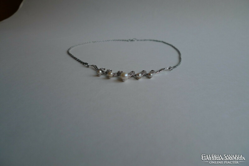 Art Nouveau silver necklace