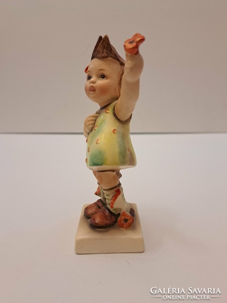 Eredeti Hummel "Spring cheer" tavaszi hangulat 72 TMK1 porcelán figura