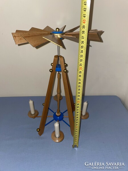 Old Werner Steuwer Christmas pyramid, Christmas table decoration
