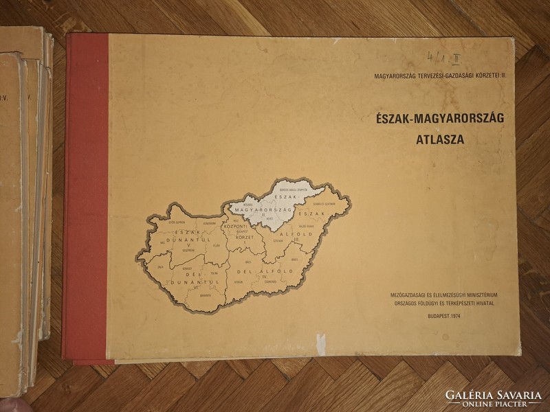 Magyarország tervezési-gazdasági körzetei ÉSZAK MAGYARORSZÁG  EXTRA 930-PÉLDÁNY 1974