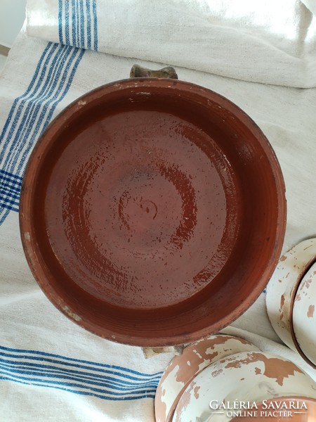 Furnace, ceramic dishes - with an ancient character / 5 + 1 pcs.