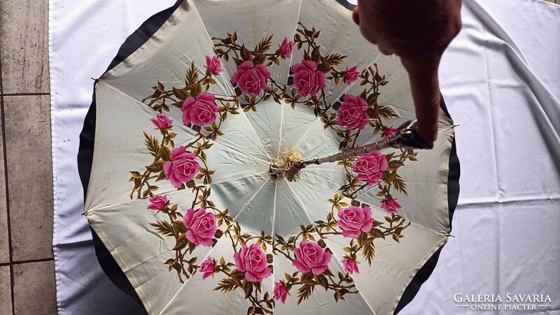 Floral antique umbrella