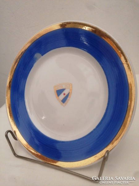 Hollóházi porcelain wall plate mtk etc. agreement.