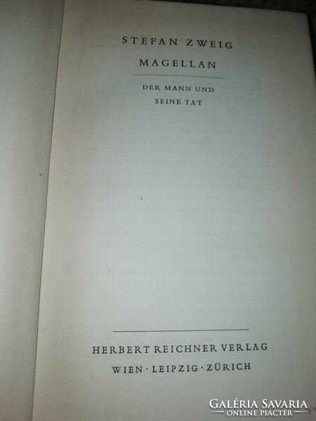 First edition by Stefan Zweig Magellan